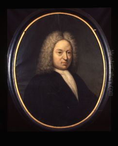 Portret van Jean Le Clerc, theoloog en filosoof by Icones Leidenses