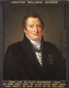 Portret van Joan Melchior Kemper, hoogleraar Rechtsgeleerdheid te Leiden