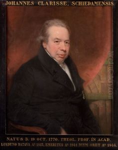 Portret van Joannes Clarisse, hoogleraar Godgeleerdheid te Leiden by Charles Howard Hodges