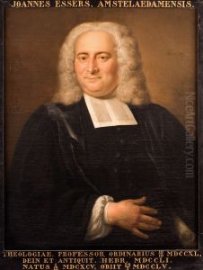 Portret van Joannes Esgers, hoogleraar Godgeleerdheid te Leiden