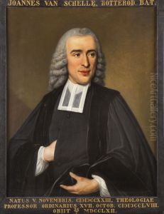 Portret van Joannes van Schelle, hoogleraar Godgeleerdheid te Leiden