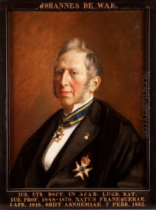 Portret van Johan de Wal, hoogleraar Rechtsgeleerdheid te Leiden