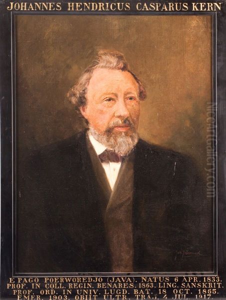 Portret van Johan Hendrik Caspar Kern, hoogleraar Sanskrit en Vergelijkende Taalkunde te Leiden - view 1
