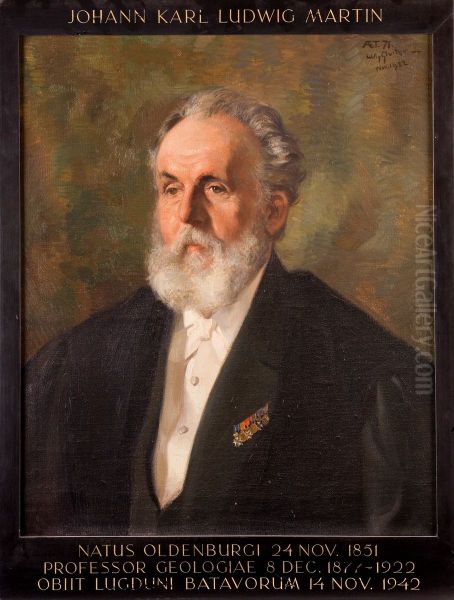 Portret van Johann Karl Ludwig Martin, hoogleraar Geologie, mineralogie, kristallografie en paleontologie te Leiden - view 1