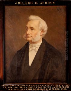 Portret van Johannes Gerhardus Rijk Acquoy, hoogleraar Godgeleerdheid te Leiden