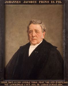 Portret van Johannes Jacobus Prins, hoogleraar Godgeleerdheid te Leiden