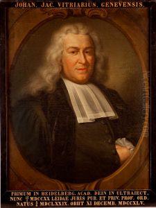 Portret van Johannes Jacobus Vitriarius, hoogleraar Rechtsgeleerdheid te Leiden
