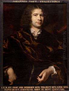 Portret van Johannes Voet, hoogleraar Rechtsgeleerdheid te Leiden