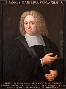 Portret van Johannes a Marck, hoogleraar Godgeleerdheid te Leiden