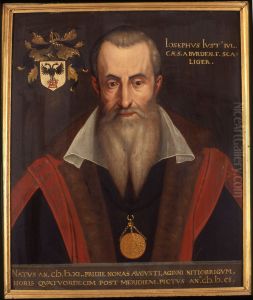 Portret van Josephus Justus Scaliger, hoogleraar Latijn, Oudheden en Historie te Leiden