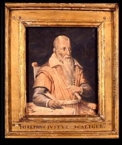 Portret van Josephus Justus Scaliger, hoogleraar Latijn, Oudheden en Historie te Leiden