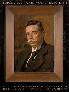Portret van Leopold van Itallie, hoogleraar Artsenijbereidkunde en Toxicologie te Leiden