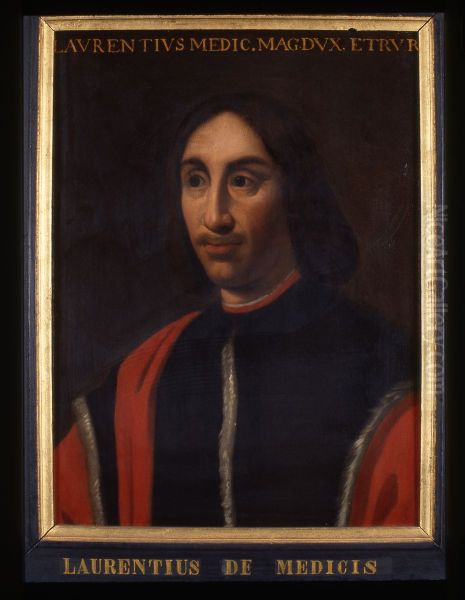 Portret van Lorenzo de' Medici, heerser over Florence, kunstverzamelaar en bankier - view 1
