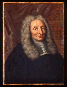 Portret van Louis Bourguet, filosoof, archeoloog en wiskundige by Robert Gardelle