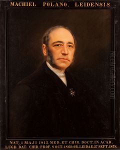 Portret van Machiel Polano, hoogleraar Heelkunde en Gerechtelijke Geneeskunde te Leiden