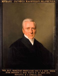 Portret van Michael Jacobus Macquelijn, hoogleraar Praktische Geneeskunde te Leiden