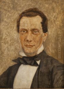Portret van Michael Wilhelm Scheltema, hoogleraar Indische Taal-, Land- en Volkenkunde te Leiden