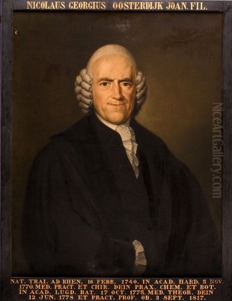 Portret van Nicolaas George Oosterdijk, hoogleraar Theoretische en Praktische Geneeskunde te Leiden - view 1