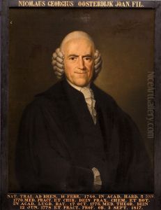 Portret van Nicolaas George Oosterdijk, hoogleraar Theoretische en Praktische Geneeskunde te Leiden