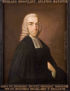 Portret van Nicolaas Hoogvliet, hoogleraar Godgeleerdheid te Leiden