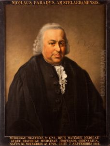 Portret van Nicolaas Paradijs, hoogleraar Praktische Geneeskunde en Geschiedenis der Geneeskunde te Leiden