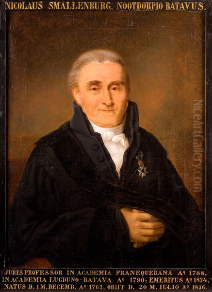 Portret van Nicolaas Smallenburg, hoogleraar Rechtsgeleerdheid te Leiden - view 1