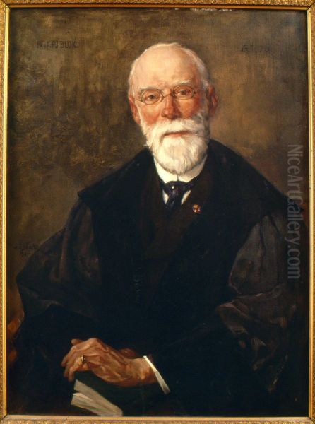 Portret van Pieter Johannes Blok, hoogleraar Vaderlandse Geschiedenis te Leiden - view 1