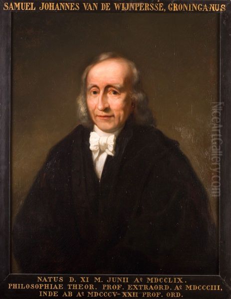 Portret van Samuel Johannes van de Wijnpersse, hoogleraar Redeneerkunde, Bovennatuurkunde en Zedekunde te Leiden - view 1