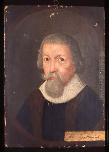 Portret van Simon Episcopius, hoogleraar Godgeleerdheid te Leiden