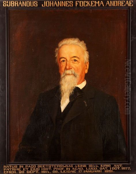 Portret van Sybrandus Johannes Fockema Andreae, hoogleraar Oudvaderlands Recht te Leiden - view 1