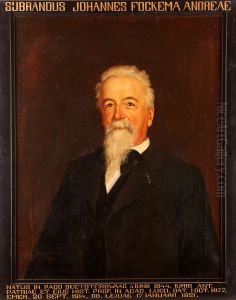 Portret van Sybrandus Johannes Fockema Andreae, hoogleraar Oudvaderlands Recht te Leiden
