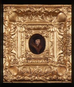 Portret van Thomas More, humanist en staatsman by Lucas Horenbout