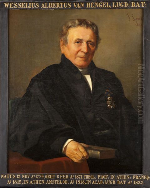 Portret van Wessel Albertus van Hengel, hoogleraar Uitlegging van het Nieuwe Testament te Leiden - view 1