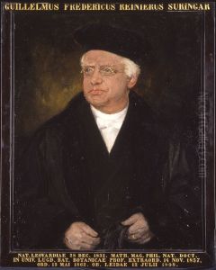 Portret van Willem Frederik Reinier Suringar, hoogleraar Botanie te Leiden