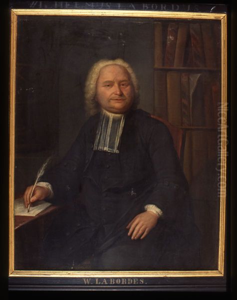 Portret van Willem La Bordus, lector Nederduitse Mathematique te Leiden - view 1