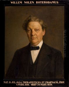 Portret van Willem Nolen, hoogleraar Geneeskunde te Leiden