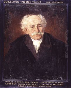 Portret van Willem van der Vlugt, hoogleraar Wijsbegeerte van het recht te Leiden