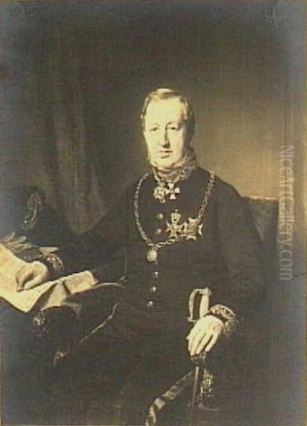 Portrait of Johan Frederic Hoffman (1791-1870) - view 1
