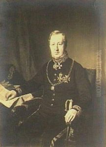 Portrait of Johan Frederic Hoffman (1791-1870) by Robert van Eijsden
