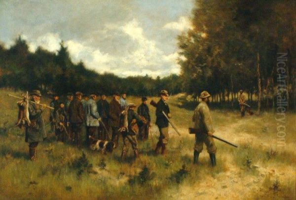 Jachtpartij op den Treek/Leusderhei - view 1