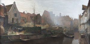 Westsingel met sprengel, Amersfoort