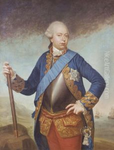 Portret Willem V, stadhouder by Benjamin Samuel Bolomey