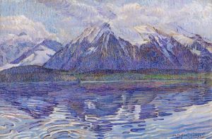 Bergmeer in de Alpen by Jo Koster