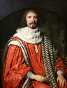 Portrait dePomponne II de Bellievre by Philippe de Champaigne