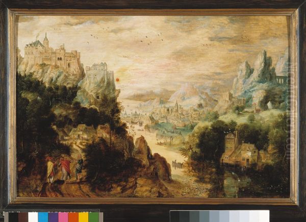 Landschap met Christus en de Emmausgangers - view 1