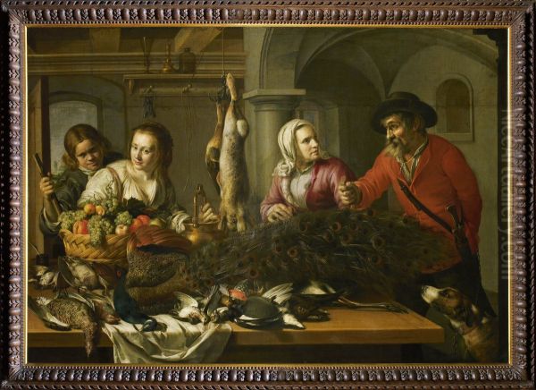 Jachtstilleven met figuren - view 1