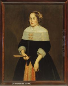 Portret van een jonge dame by Hendrick Berckman