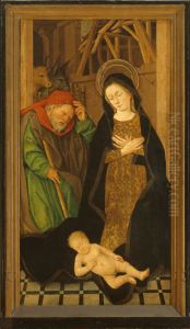 Geboorte van Jezus by Giovanni Martino Spanzotti