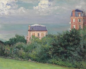 <<Garia koe Villers-sur-Mer (trutca ke Caillebotte)>> by Gustave Caillebotte