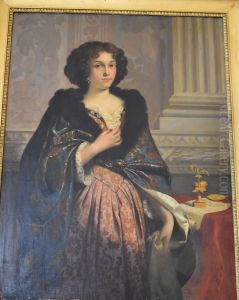 Portrait de Marie-Claire-Marguerite-Priscille de Catellan by Jean Jalabert